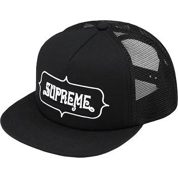 Supreme Highest Mesh Back 5-Panel Hüte Schwarz | CH133JJ