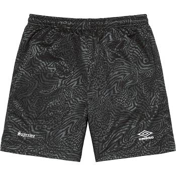 Supreme Jacquard Animal Print Soccer Kurze Hose Schwarz | CH361AP