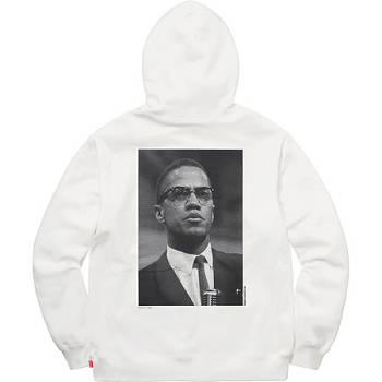 Supreme Malcolm X For Hoodie Weiß | CH472KI