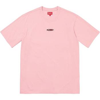 Supreme Oval Logo S/S Top Pullover Rosa | CH335AP