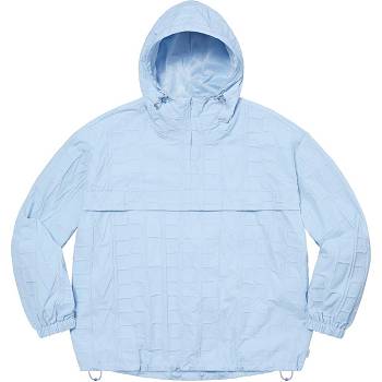 Supreme Repeat Stitch Anorak Jacke Blau | CH441DN