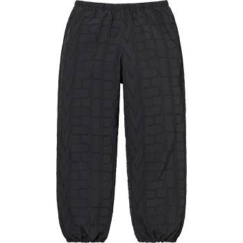 Supreme Repeat Stitch Track Pant Hose Schwarz | CH400BC