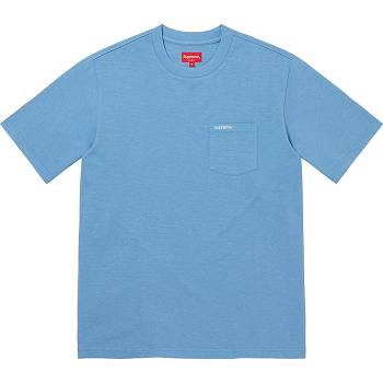 Supreme S/S Pocket Tee Pullover Türkis | CH316KI