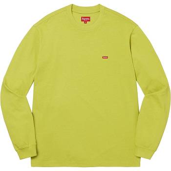 Supreme Small Box L/S Tee Pullover Grün | CH346CE