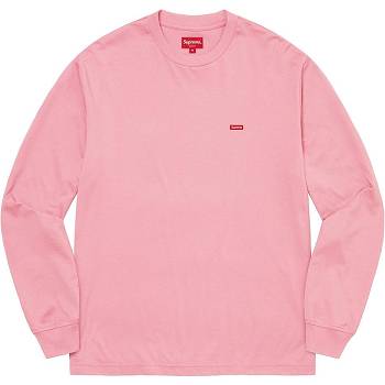 Supreme Small Box L/S Tee Pullover Rosa | CH344ZG