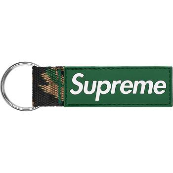 Supreme Webbing Keychain Accessoires Grün | CH184HK