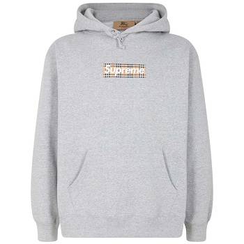 Supreme X Burberry Hoodie Grau | CH458RW